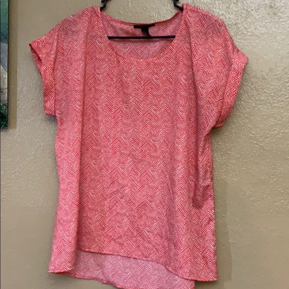 Coral blouse